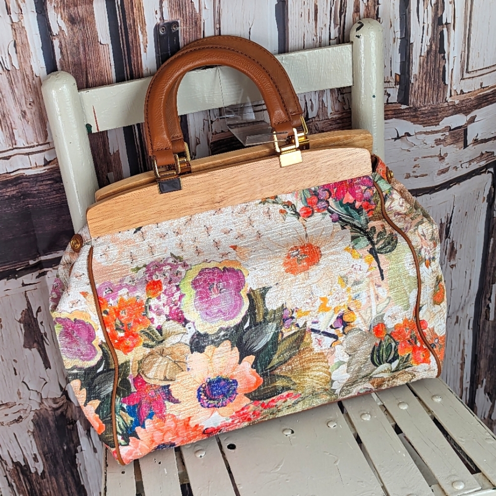 Tory Burch Attersee Patchwork Handbag - image 1